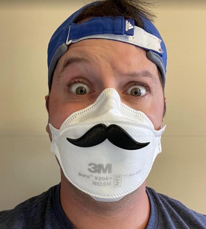 Mask Magnet Accessory - Mustache