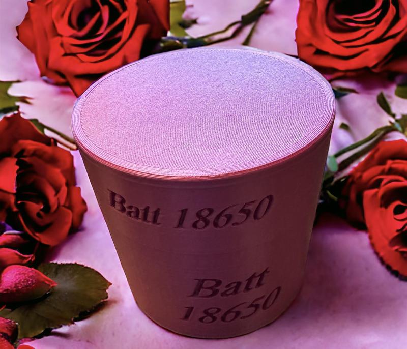 Frasco Para 6 Baterias 18650