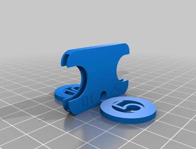 5 and 10 shekels+holder