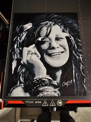 Janis Joplin - Hueforge