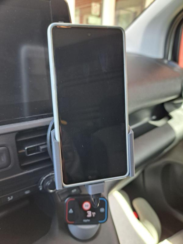 Brodit compatible Pixel 7 Pro w/ silicone case car holder (WIDER)