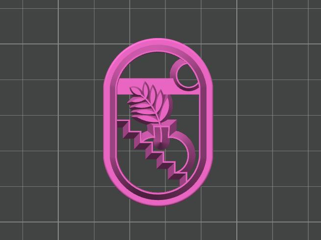 Boho Oval Polymer Clay Cutter