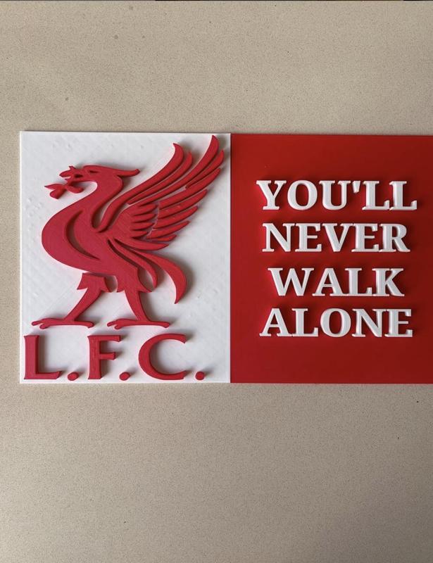 Liverpool FC Fan Plaque