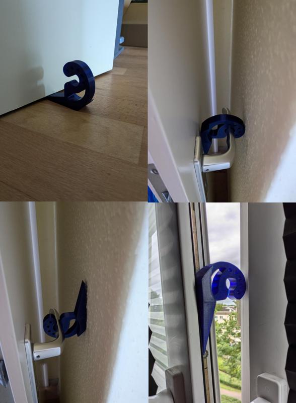 Multi purpose stopper for doors and windows