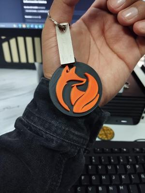 FOX KEYCHAIN  / LLAVERO DE ZORRO