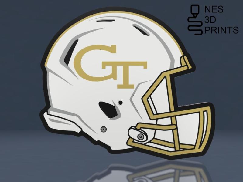 Georgia Tech Helmet LED Lamp (Light Box)