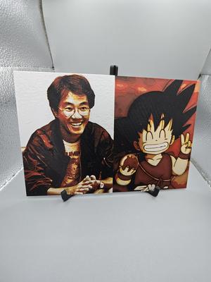 Akira Toriyama and Goku HueForge