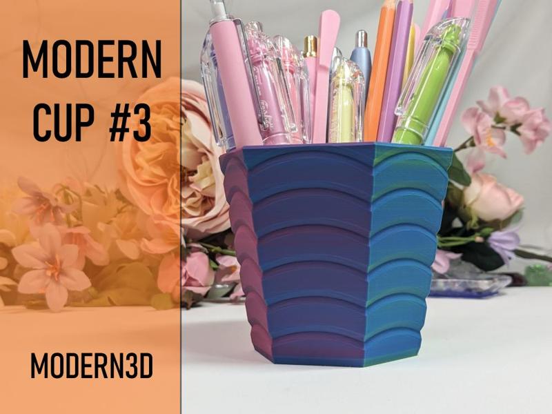 Modern Pen Cup / Planter #3