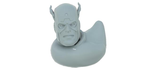 Captain America Jeep Duck