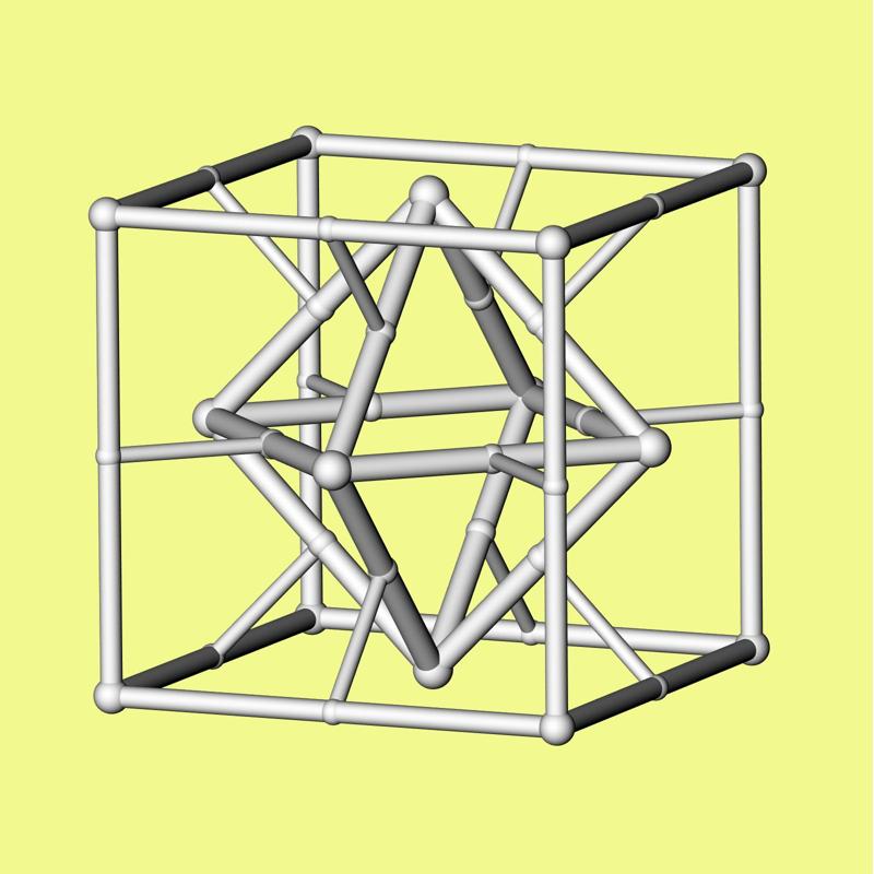 Octahedron in Cube Dual