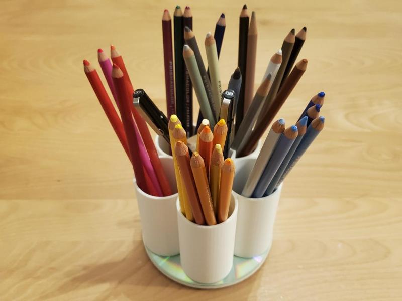 CD Spinner Lazy Susan Organizer