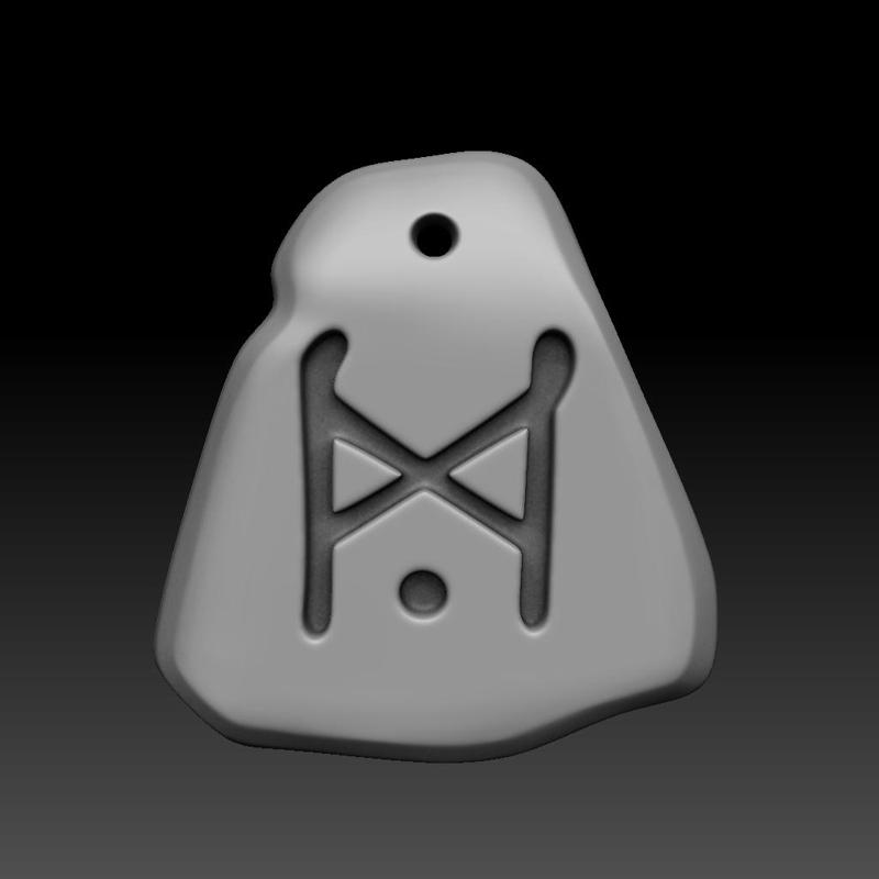 Jah Rune Diablo2 Key Ring