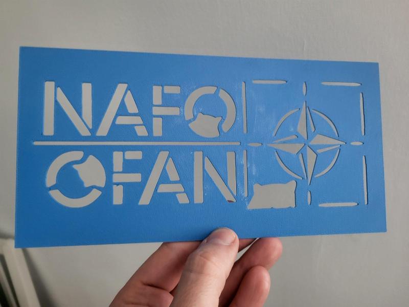 NAFO Logo plate