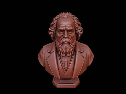 Thomas Hobbes Bust