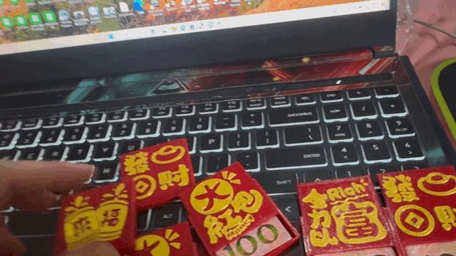 Year of the Snake coin-shaped red envelopes, miniature red envelopes, small square red envelopes, now with multicolor printing (4 styles). One red envelope weighs 8 grams, miniature print in 24 minutes