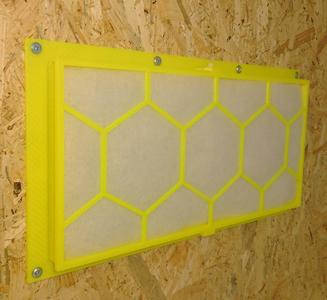 Airbrush paint booth filter holder (Panzag HS-420DC)