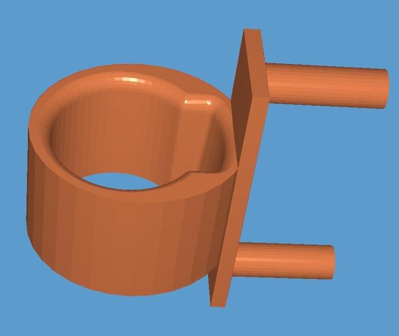 Clipper cabinet wall mount