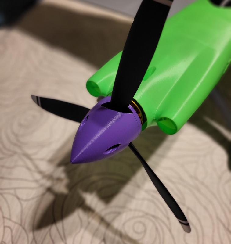 2" - 51mm - RC 3 Blade Spinner - 3dLabPrint Zivko Edge 540 48"