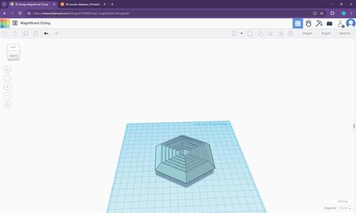 6 layer hexagon fidget toy