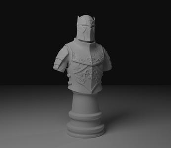 Fantasy Knight Bust