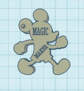 mickey magic maker keychain