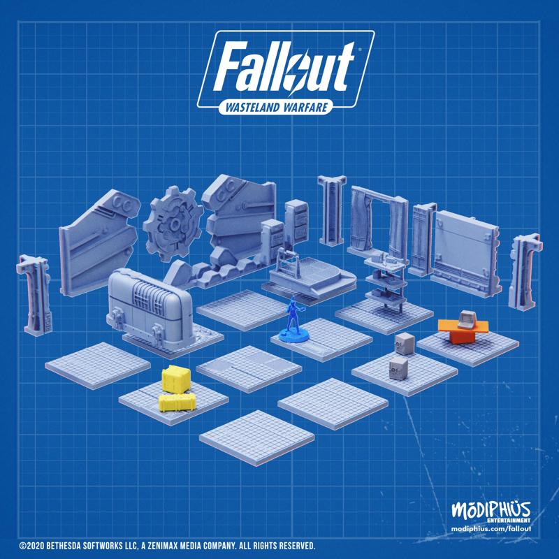 3D Vault Bundle & Vault Girl - Fallout: Wasteland Warfare