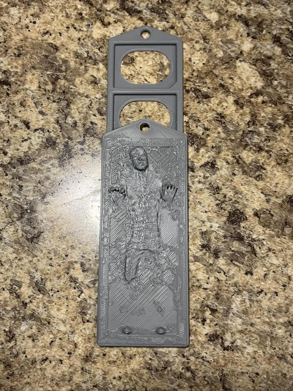 Han Solo in Carbonite Cover for SD Card Holder