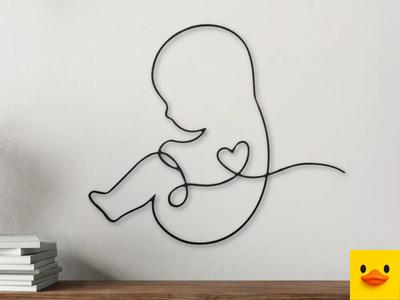 Baby Heart Wall Art