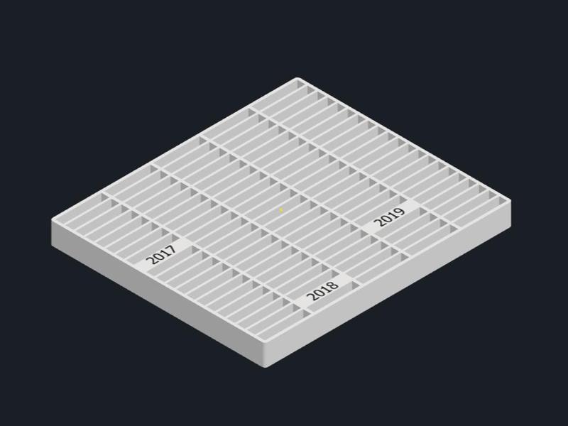 2 Euro Commemorative Coin Storage Box