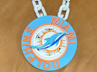 Miami Dolphins Spinner Chain