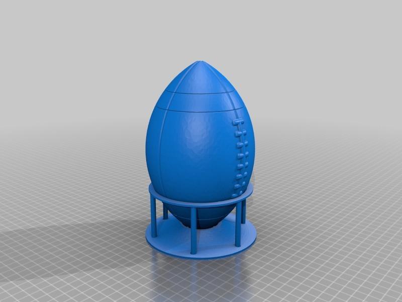 Football w/Pedestal- MakePrintable/giamma Remix - Bank
