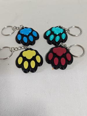 Paw keychain