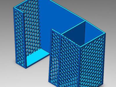 Honeycomb multimeter holder