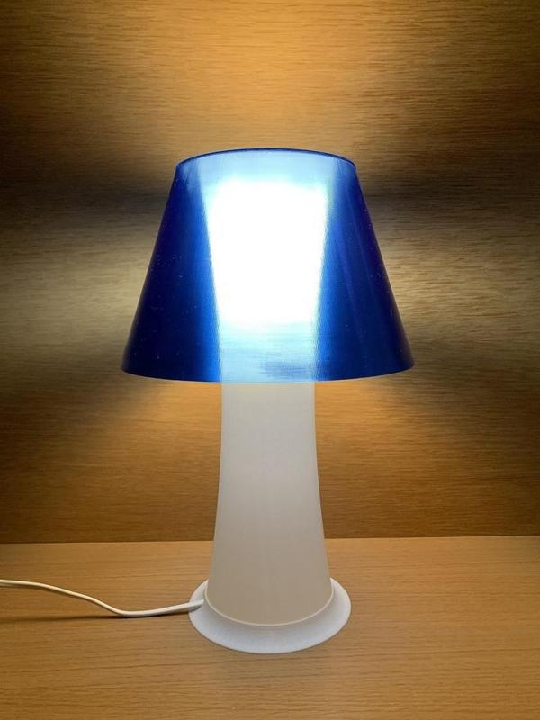 Bedroom Blue & White lamp