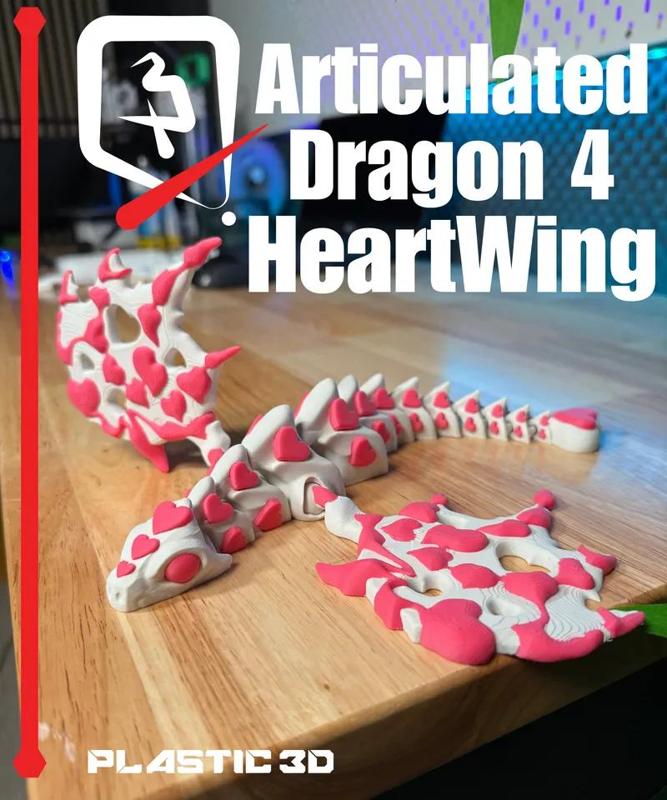 Articulated Dragon 4 – HeartWing   