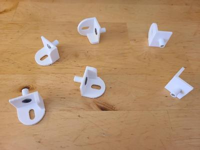 IKEA Svalnas Rear Bracket Replacements with 10-32 Bolt Pin   