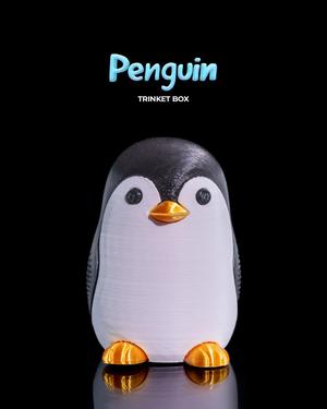 Penguin Trinket Box
