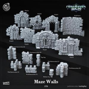 Maze Walls (Pre-Supported)