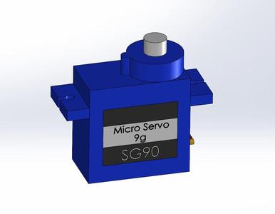SG90 Micro Servo - 3D Model
