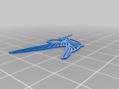 Hummingbird key ring