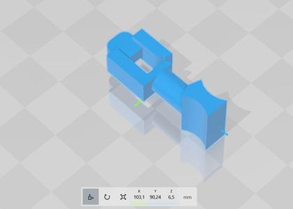 Tragflaechenverriegelung Carrera Modelltechnik