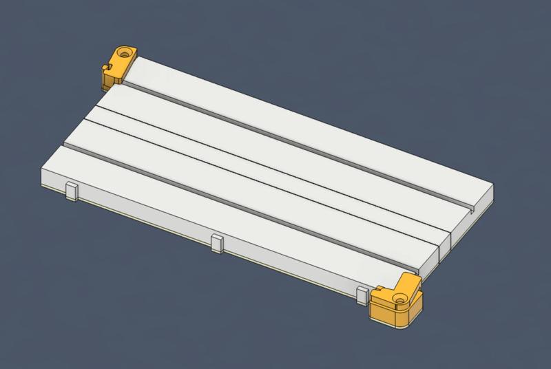 Breadboard fixing clamp