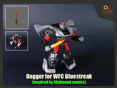 Dagger for Transformers WFC Bluestreak (Inspired by Skybound comics)   