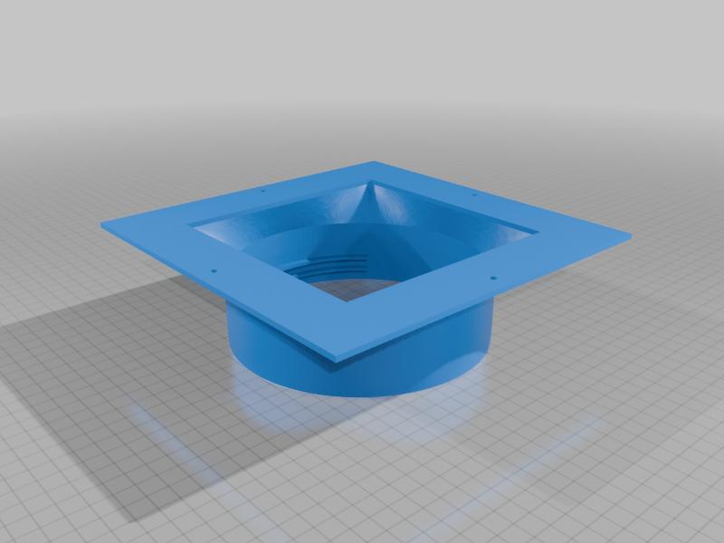 Abluftschlauch (15cm) Adapter auf Wandöffnung (Inventer )  | Exhaust hose (15cm) adapter to wall opening (Inventer)