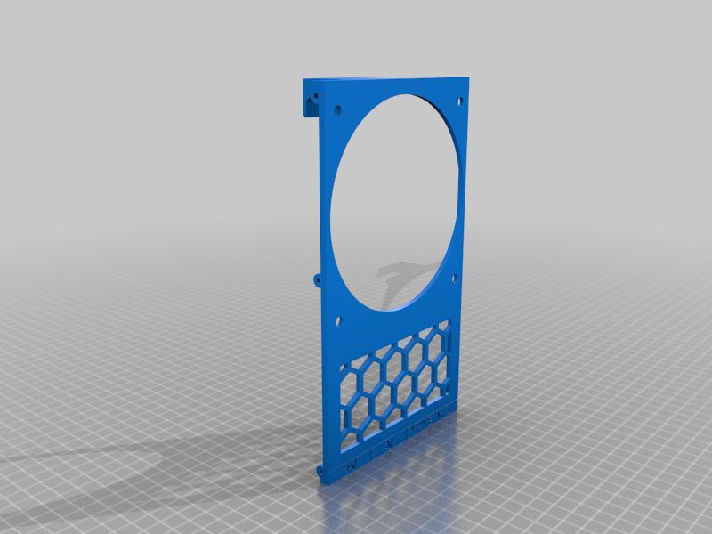 RSP-500-24 cover for 120mm fan