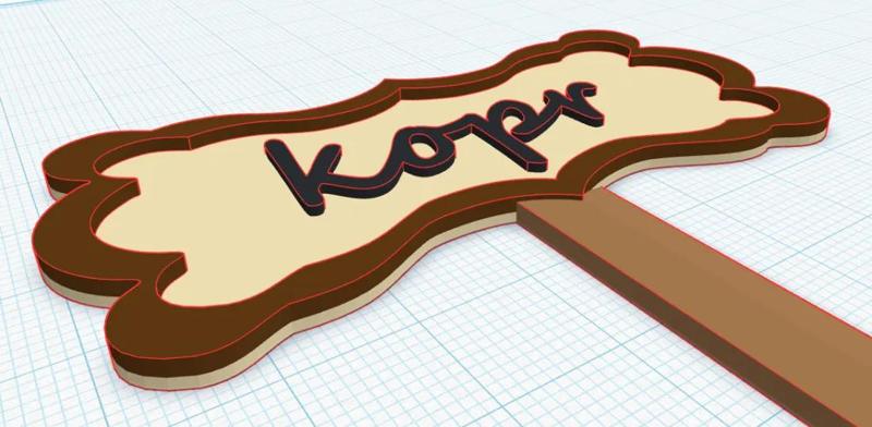 Garden tag - dill/kopr   