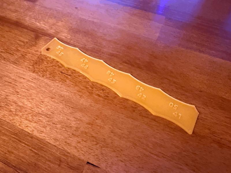 Outer Radius Gauge Tool 41-50mm   