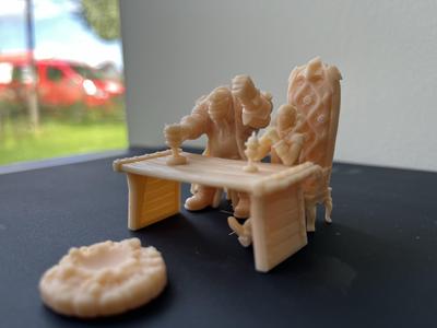 Vampire and Ogre at the table