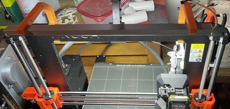 Prusa i3 MK4/MK4S 14.8mm (W) LED Light Bar Brackets