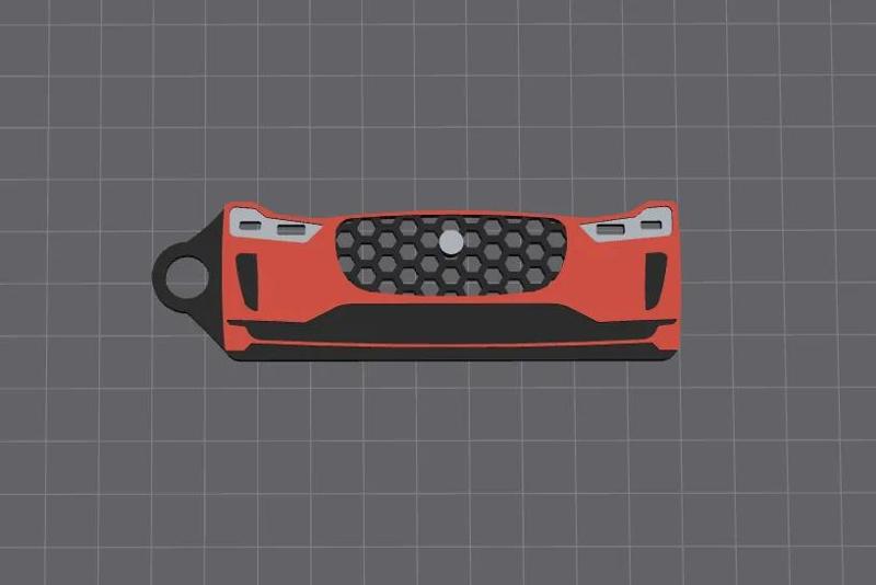 Jaguar I-PACE Keychain   